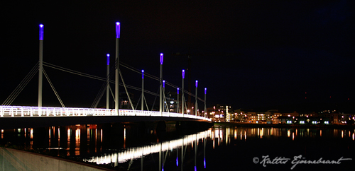 MunksjÃ¶bron by night