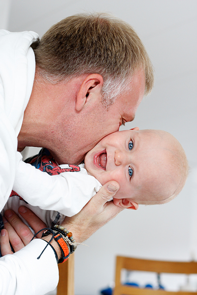 Max och pappa Fredrik